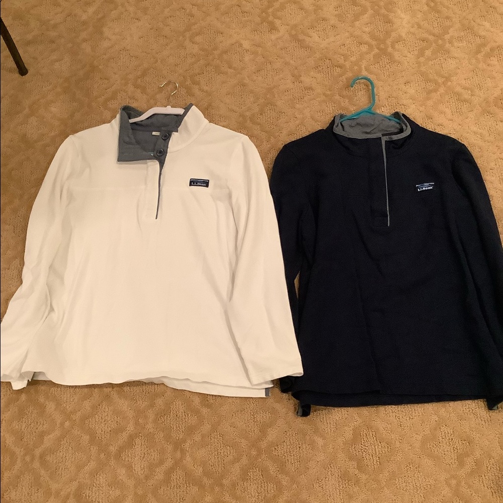 L.L bean lot of 2 tops